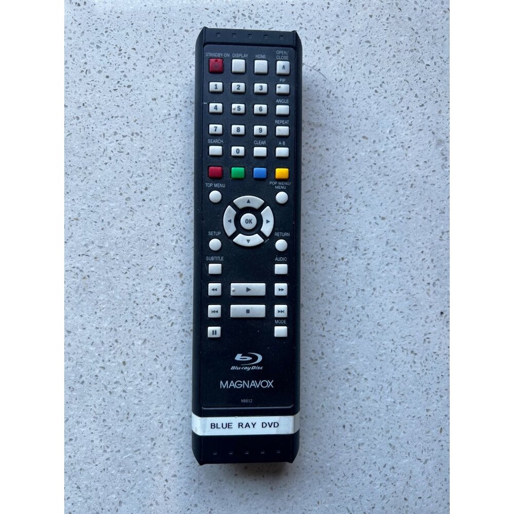 Magnavox NB812 Blu-Ray DVD Remote Control